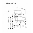 Кресло компьютерное HALMAR ADRIANO 2 черный